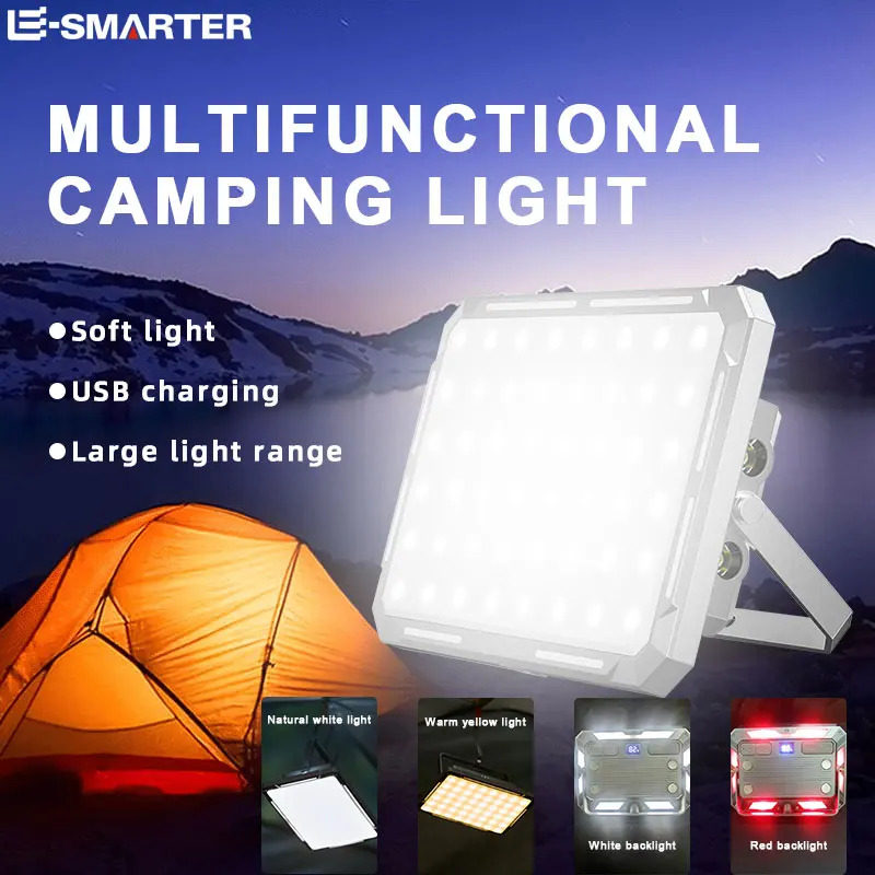 Outdoor Camping Light Portable - LED-campingtentlicht Oplaadbaar zoeklicht Krachtige noodverlichting voor