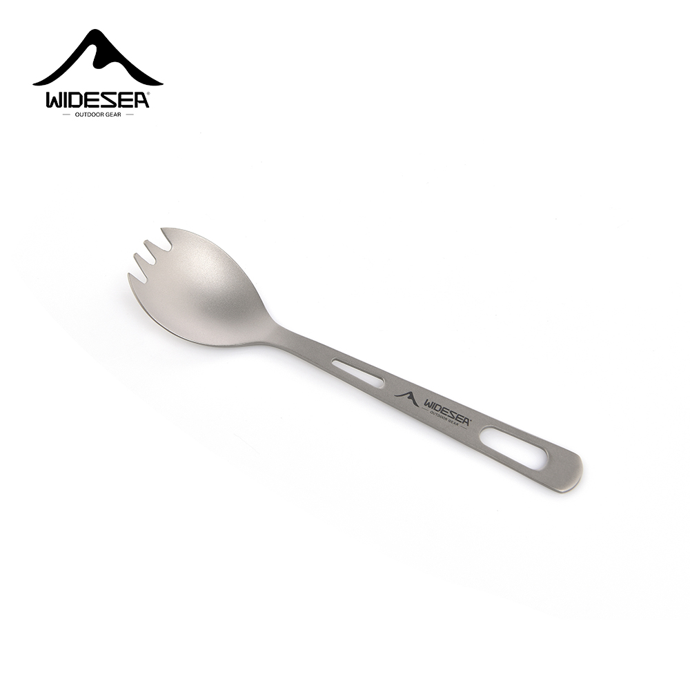 Outdoor Camping Kitchen Table - Widesea Camping Kookset Spork Titanium Lepel