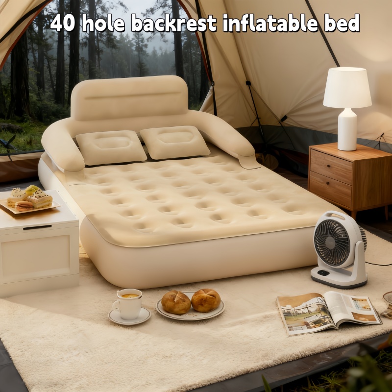 Outdoor Camping Carpet - Opblaasbaar tweepersoons campingbed voor buitengebruik, met