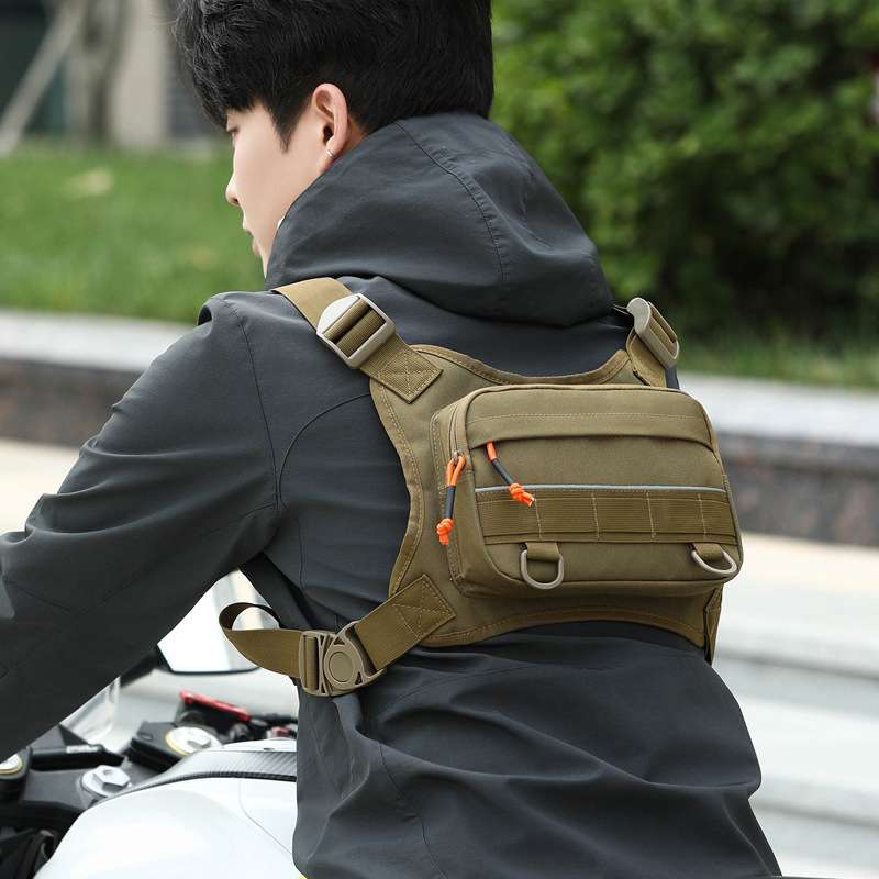 Outdoor Camping Vest - Motorrijden Borsttassen Unisex Hiphop Streetwear Borsttas