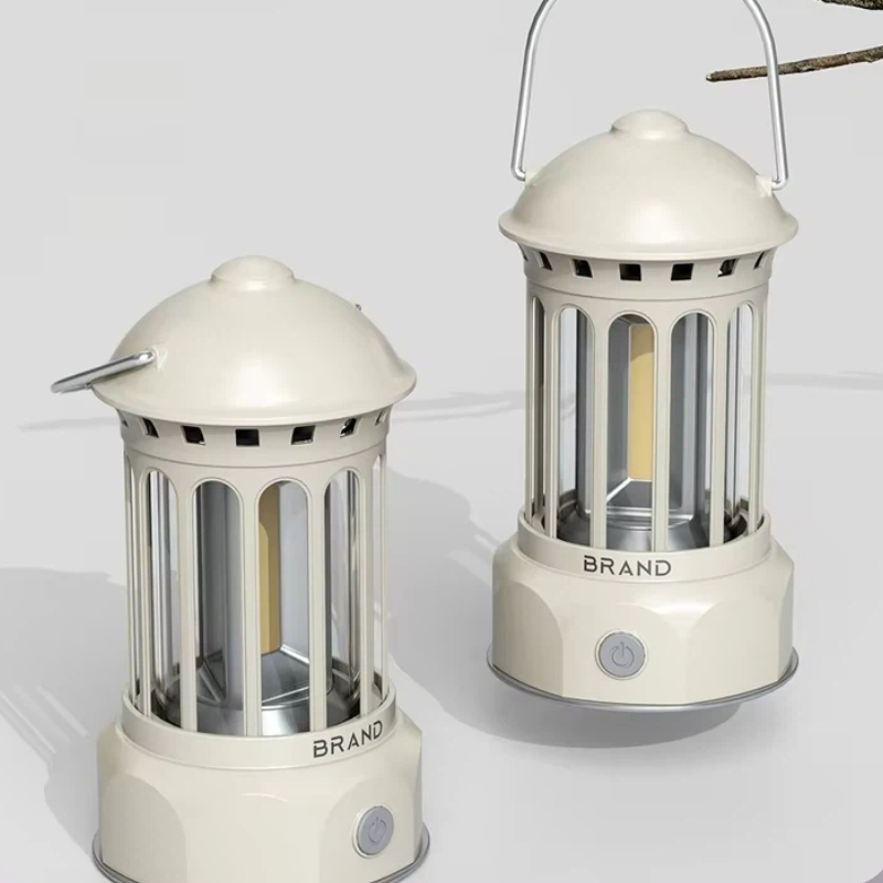 Outdoor Camping Lighting - Generieke retro outdoor campinglantaarn, draagbare Cob-tentlamp,