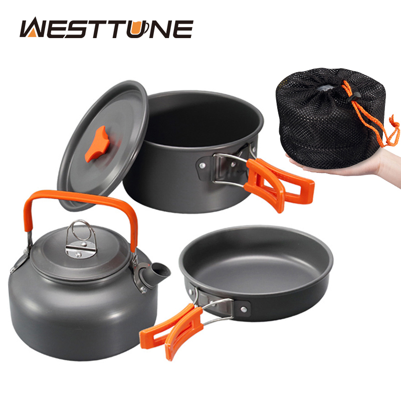 Outdoor Camping Kitchen Table - WESTTUNE Camping Kookgerei Kit Aluminium Outdoor