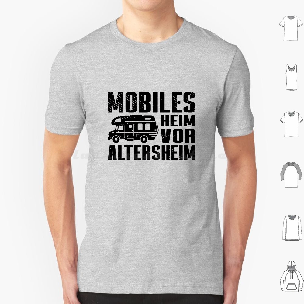 Outdoor Camping Van - Kampeerauto's vóór verpleeghuizen Camping Stacaravan T-shirt