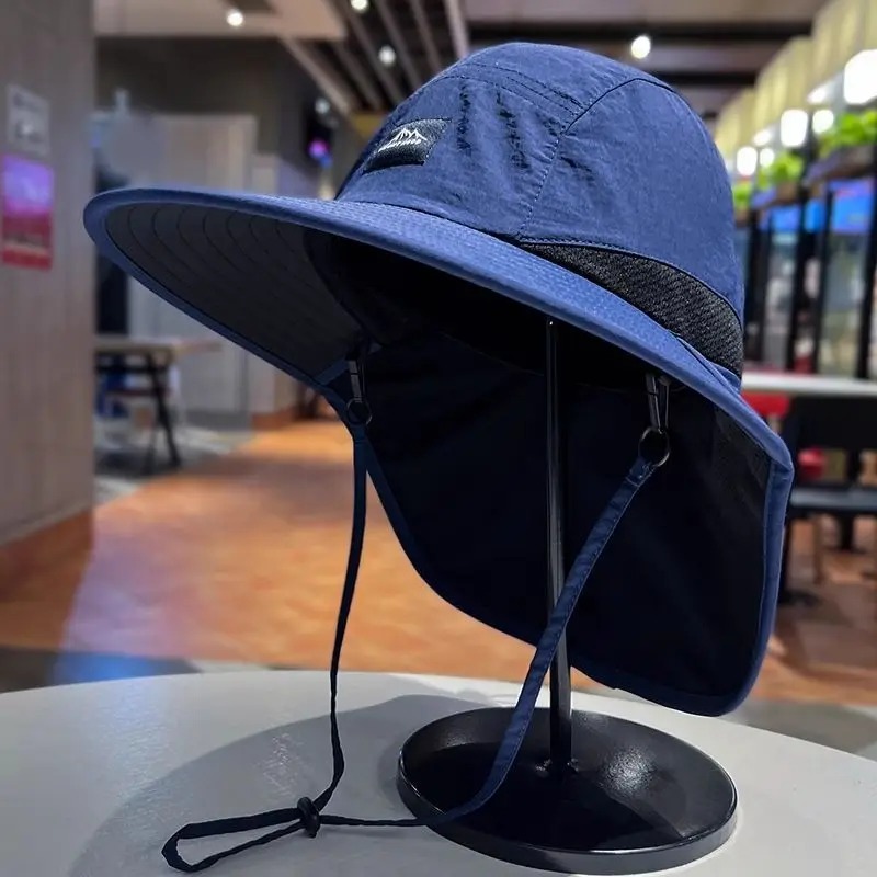 Outdoor Camping Activities For Adults - Unisex UV-beschermende visserspet met nekbescherming, zomerzonnehoed