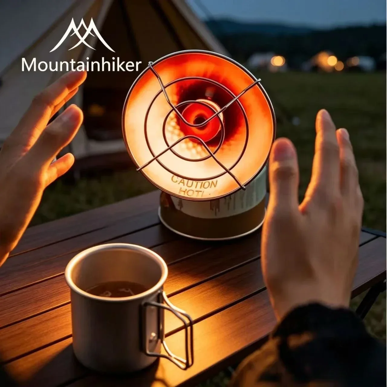 Outdoor Camping Gas Heater - MOUNTAINHIKER Outdoor Camping Mini Draagbare Gasverwarmer/Kachel