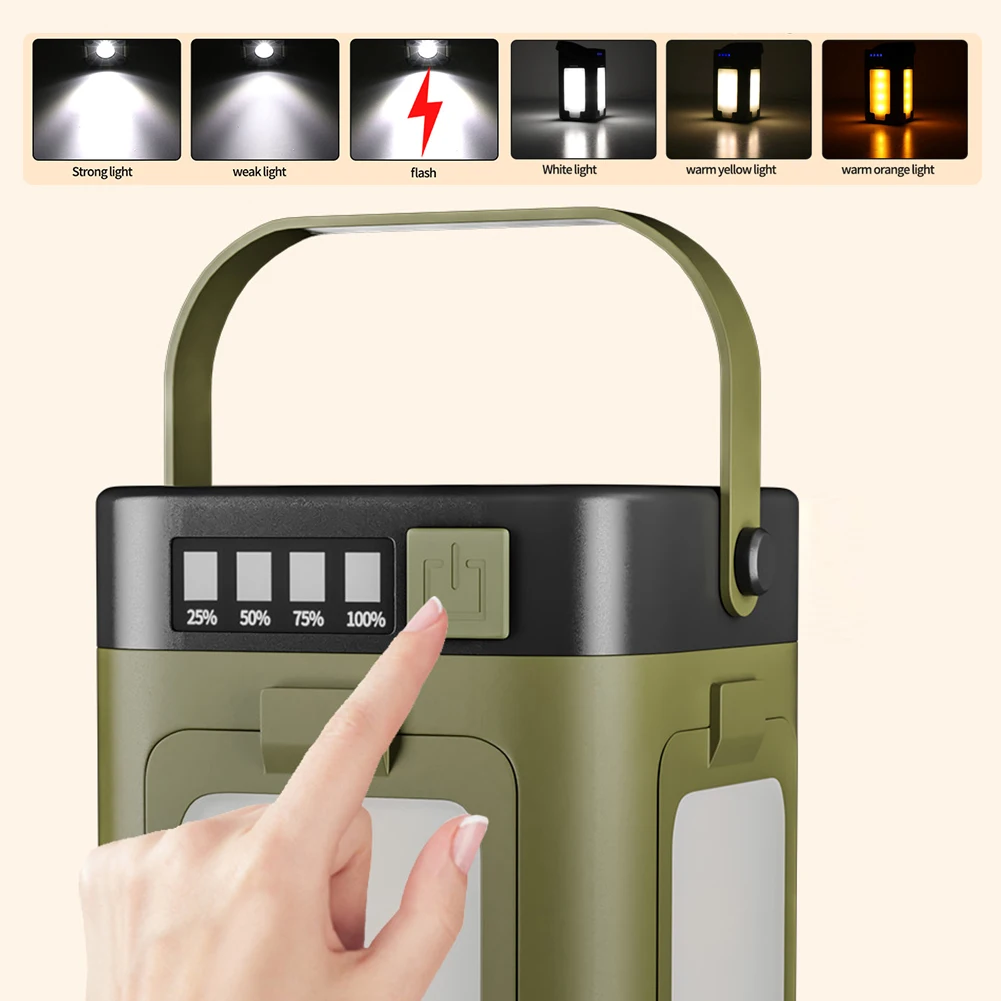 Zonne-aangedreven draagbare ca - Outdoor Camping Lighting recensie en prijs