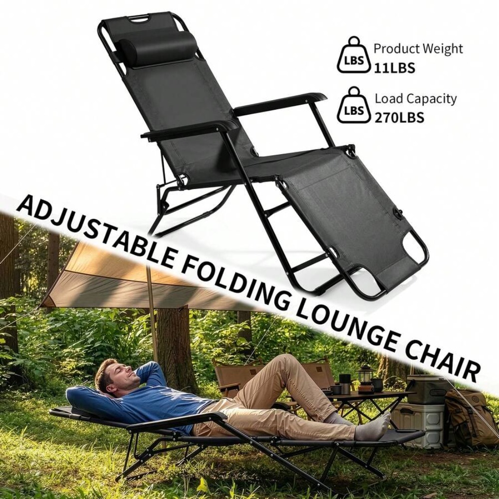 Robuuste draagbare campingstoe - Outdoor Camping Recliner Chairs recensie en prijs