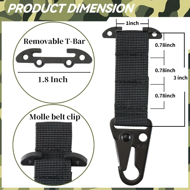 2 stuks T-Mount MOLLE Clips –  - Outdoor Camping Vest recensie en prijs