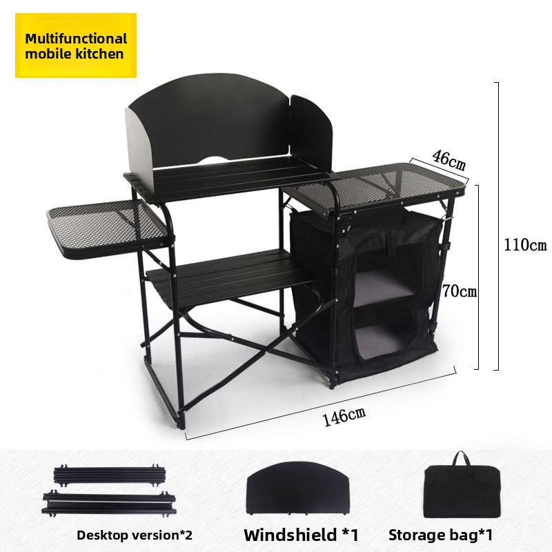 Multifunctionele mobiele buite - Outdoor Camping Kitchen Table recensie en prijs