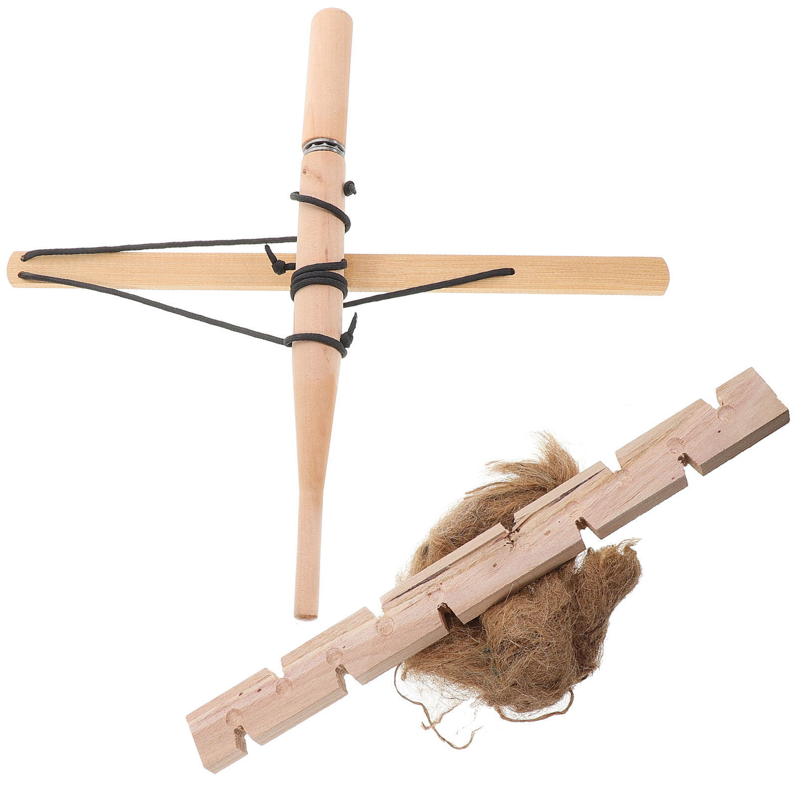 Vuursteelset, primitieve houte - Outdoor Camping Kit recensie en prijs