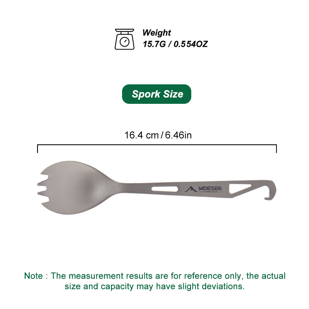 Widesea Camping Kookset Spork  - Outdoor Camping Kitchen Table recensie en prijs