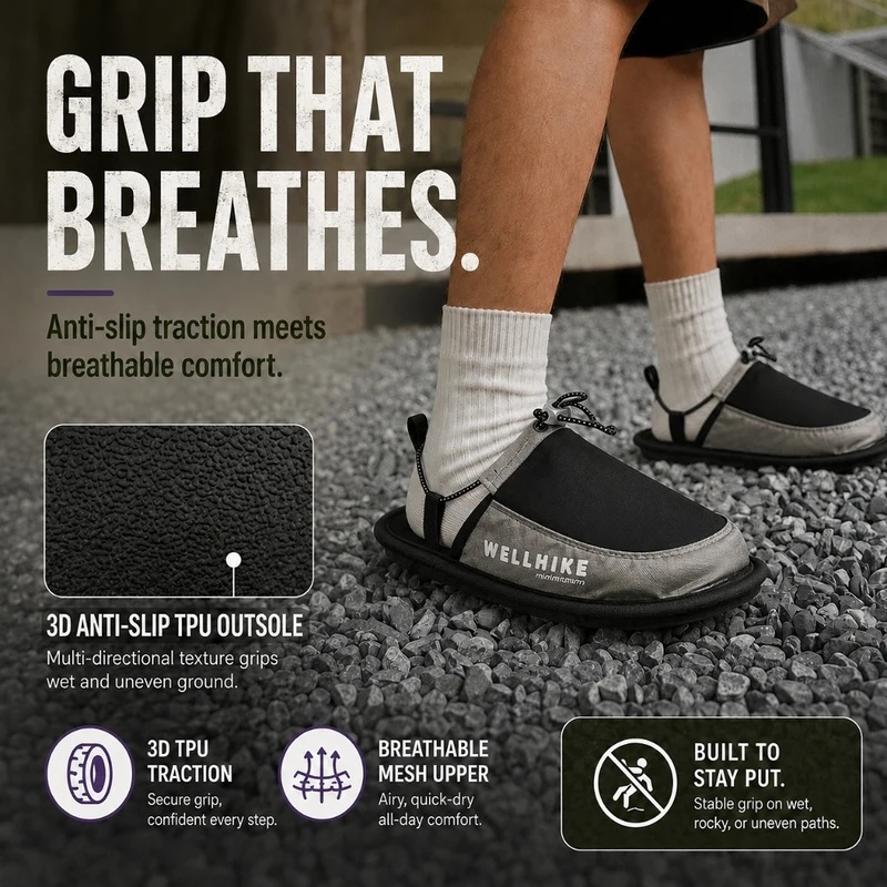 Snel drogende kampeerslippers, - Outdoor Camping Items recensie en prijs