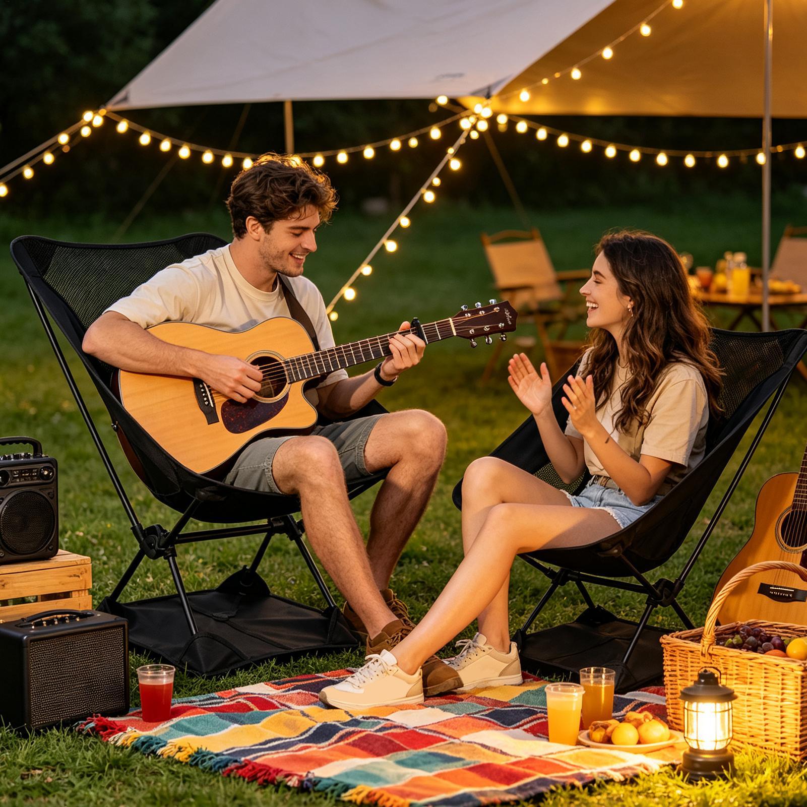 Grondzeil Campingsstoelen Lich - Outdoor Camping Recliner Chairs recensie en prijs