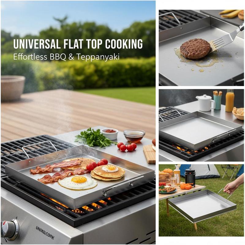 Universele platte bakplaat 18x - Outdoor Camping Griddle recensie en prijs