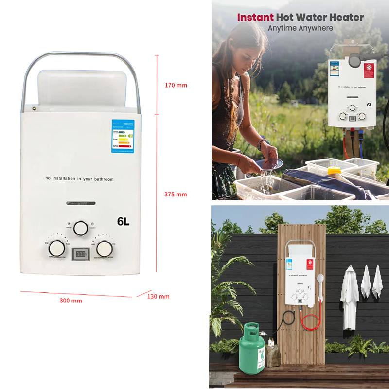 Propaanboiler 6L Instant gasbo - Outdoor Camping Gas Heater recensie en prijs