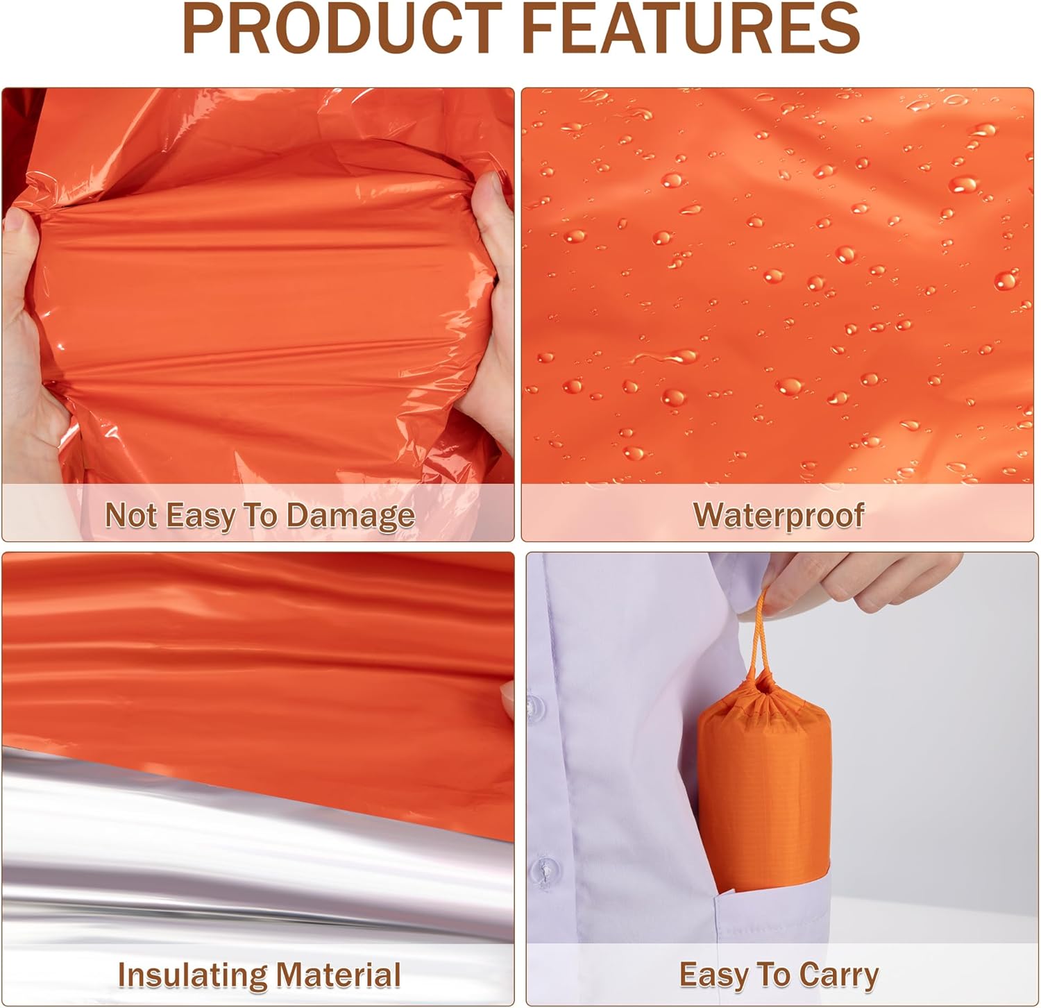 Mylar-slaapzak voor noodgevall - Bivvy Bag Emergency recensie en prijs