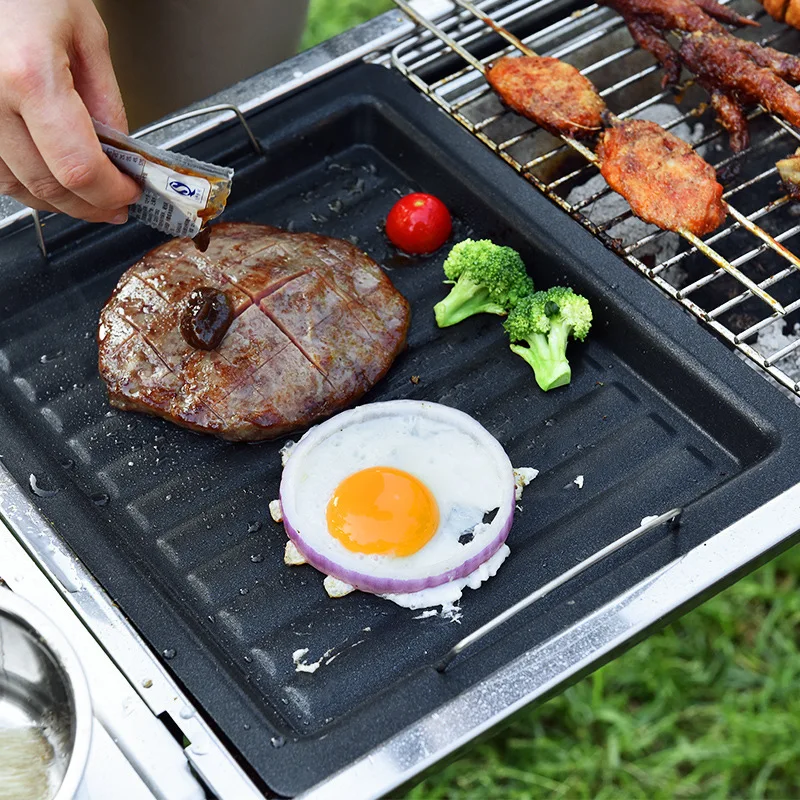 NIEUWE Hoge Kwaliteit Roestvri - Outdoor Camping Griddle recensie en prijs