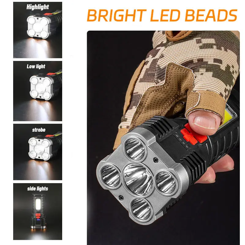 5 LED High Power Led-zaklampen - Outdoor Camping Adventure recensie en prijs