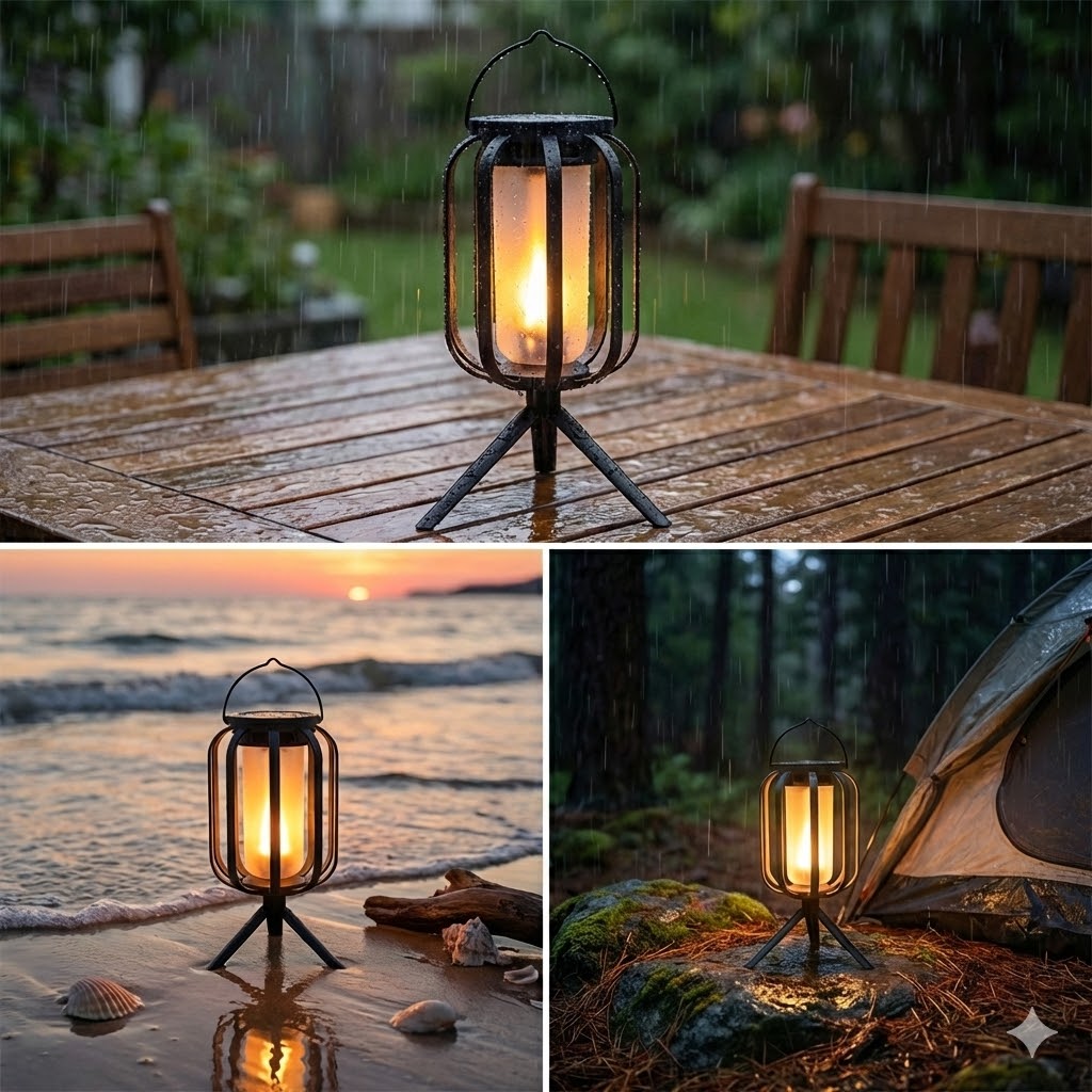 Vintage draagbare LED-campingl - Camping Solar Lantern recensie en prijs