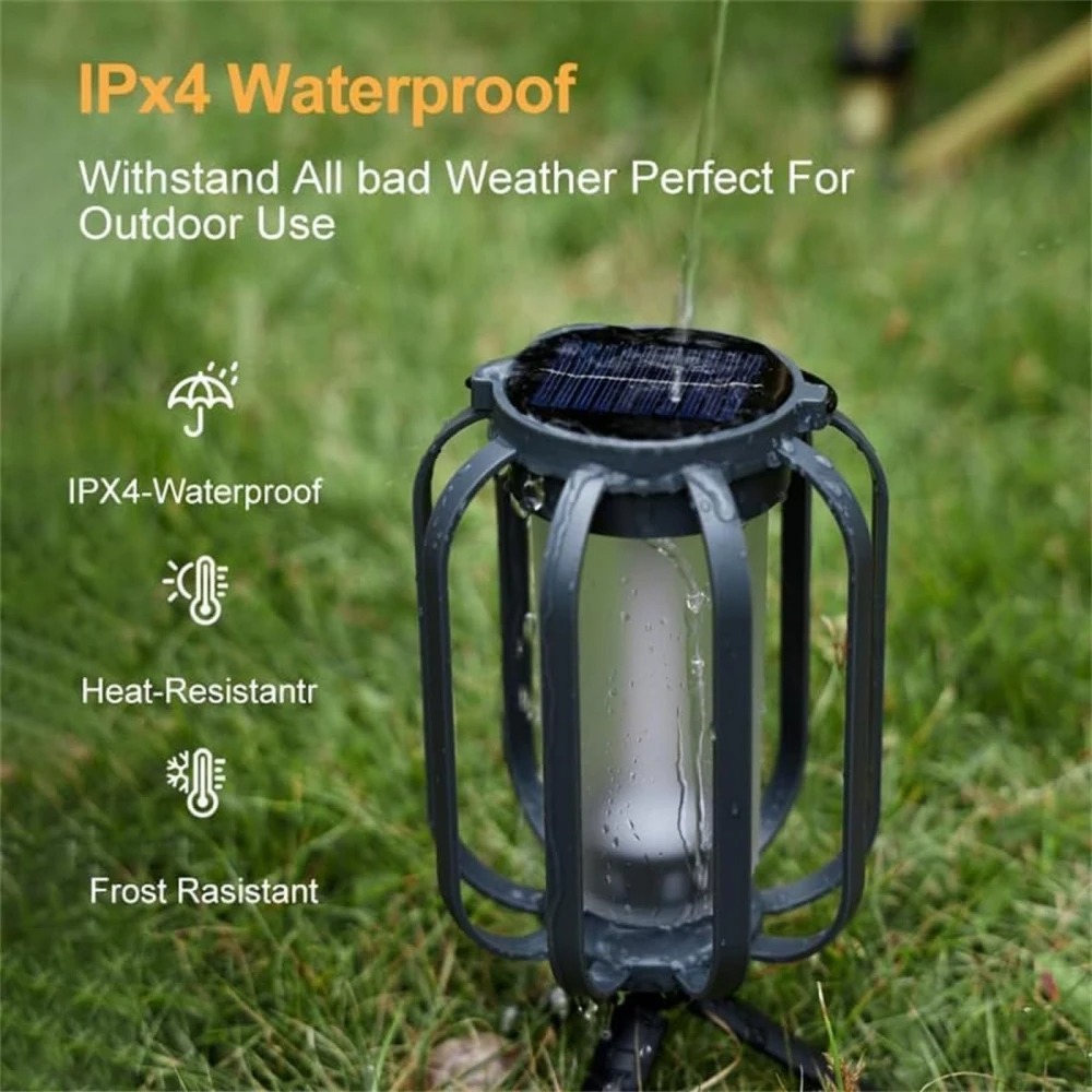 Vintage draagbare LED-campingl - Camping Solar Lantern recensie en prijs