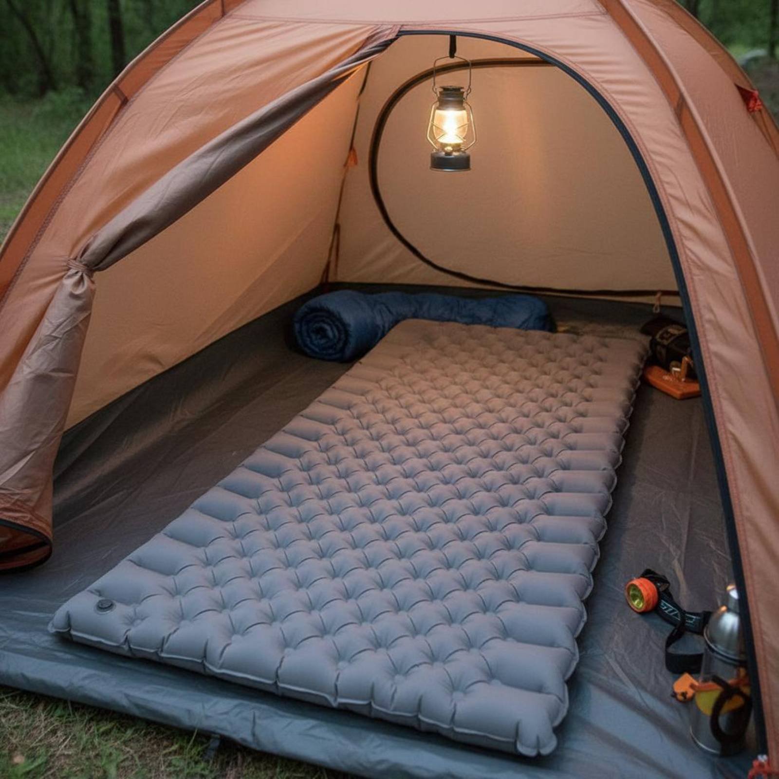 Opblaasbare campingmat Nylon T - Outdoor Camping Carpet recensie en prijs