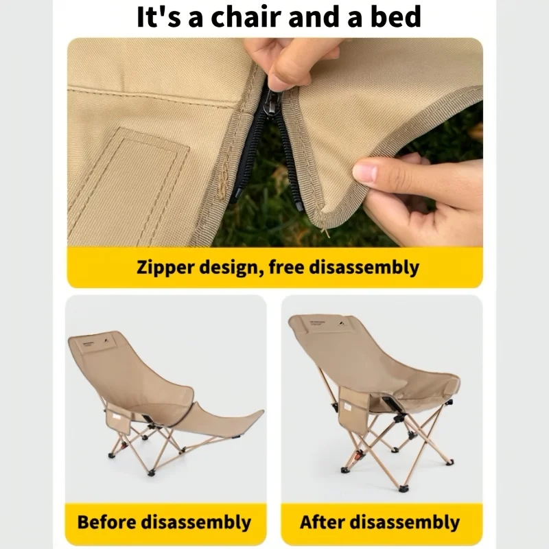 Draagbare verstelbare opvouwba - Outdoor Camping Recliner Chairs recensie en prijs