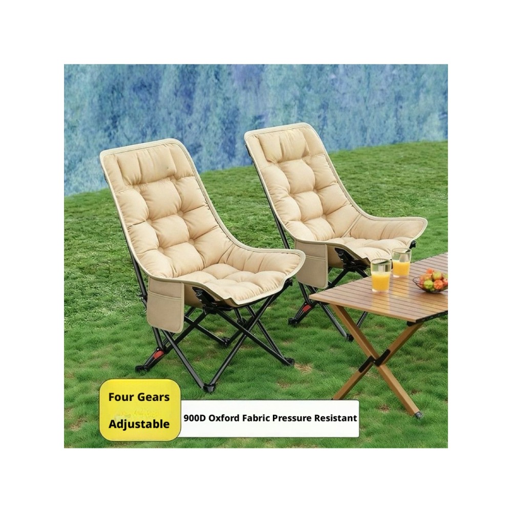 Verdikkende katoenen opvouwbar - Outdoor Camping Recliner Chairs recensie en prijs
