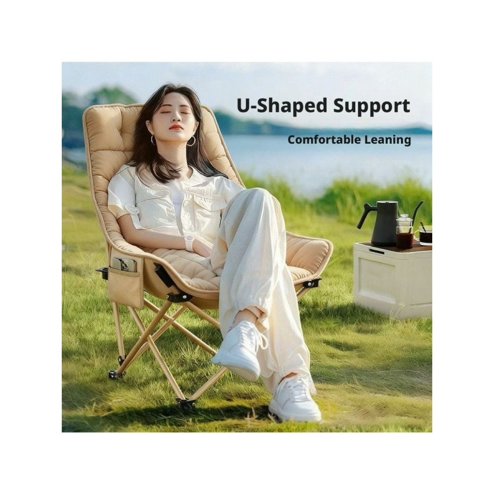 Verdikkende katoenen opvouwbar - Outdoor Camping Recliner Chairs recensie en prijs