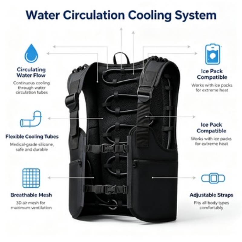 Waterkoelend vest met schouder - Outdoor Camping Vest recensie en prijs