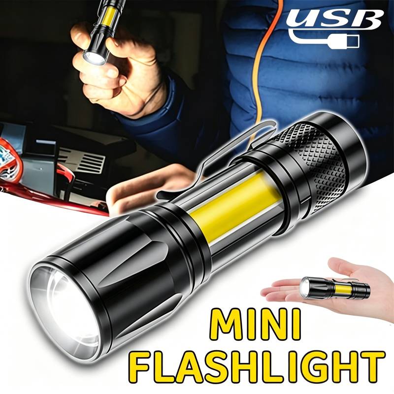 Mini LED-zaklamp COB-schijnwer - Outdoor Camping Light Portable recensie en prijs