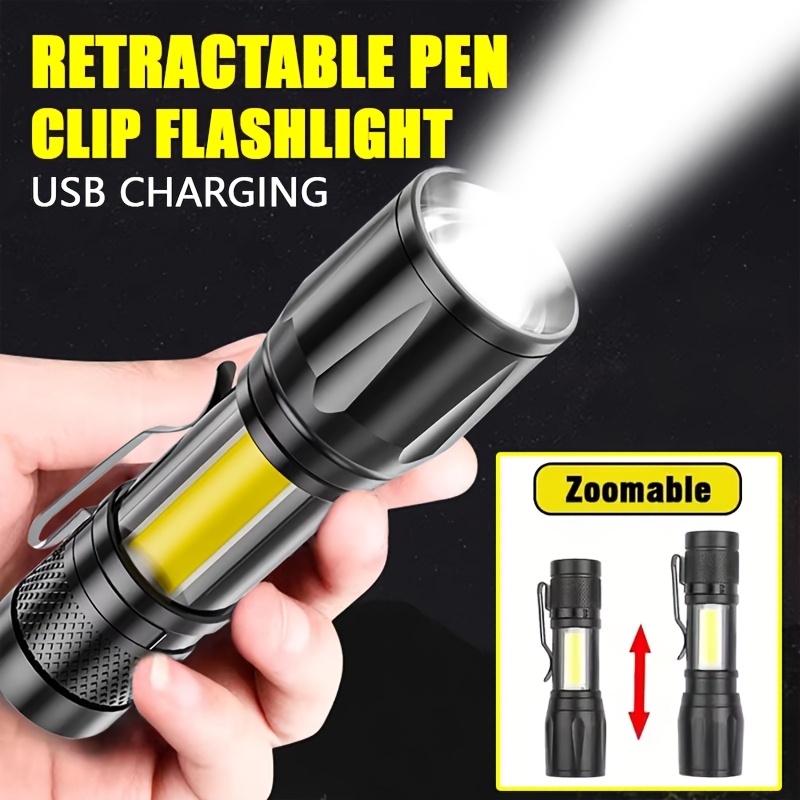 Mini LED-zaklamp COB-schijnwer - Outdoor Camping Light Portable recensie en prijs