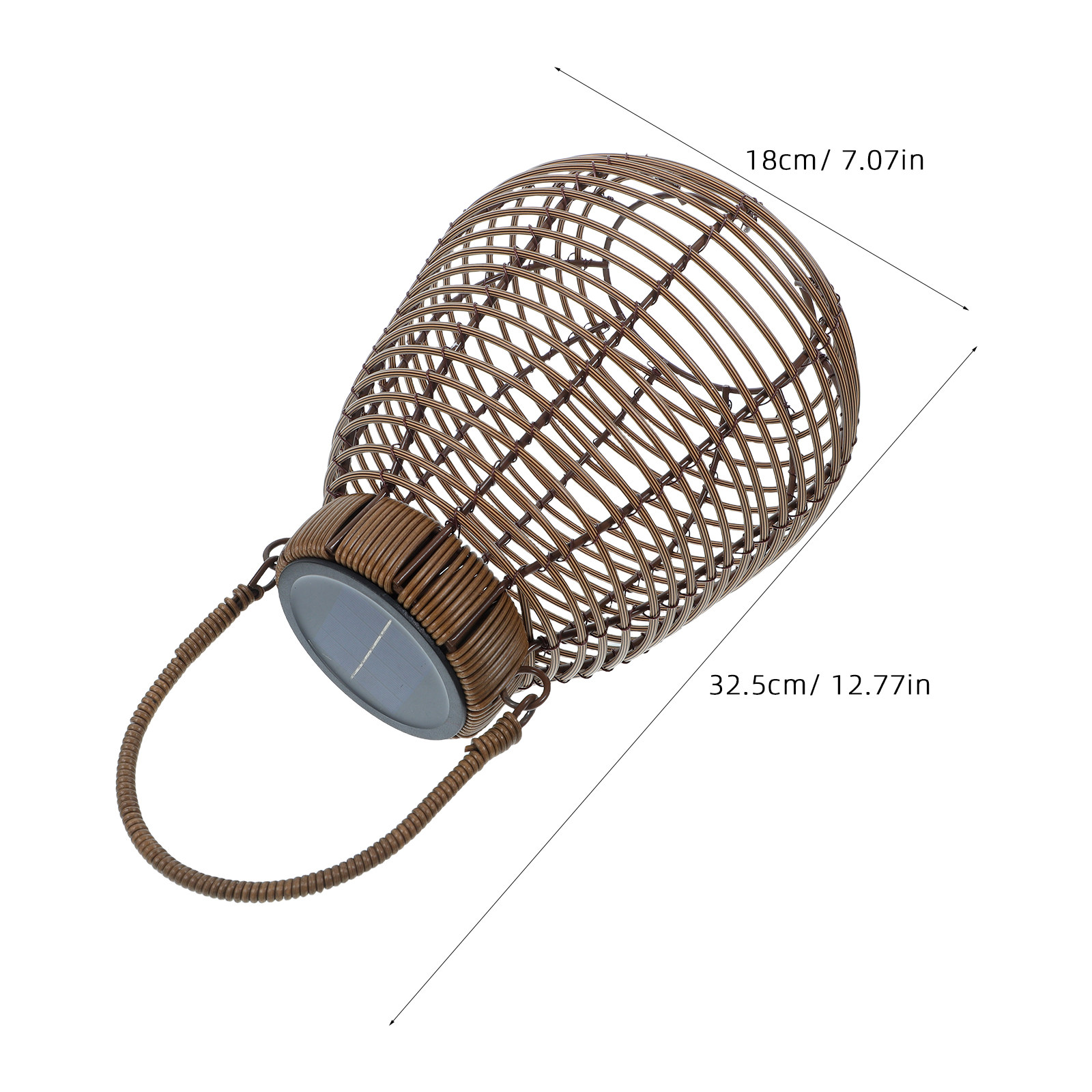Lantaarn Solar Rotan Lamp Buit - Camping Solar Lantern recensie en prijs