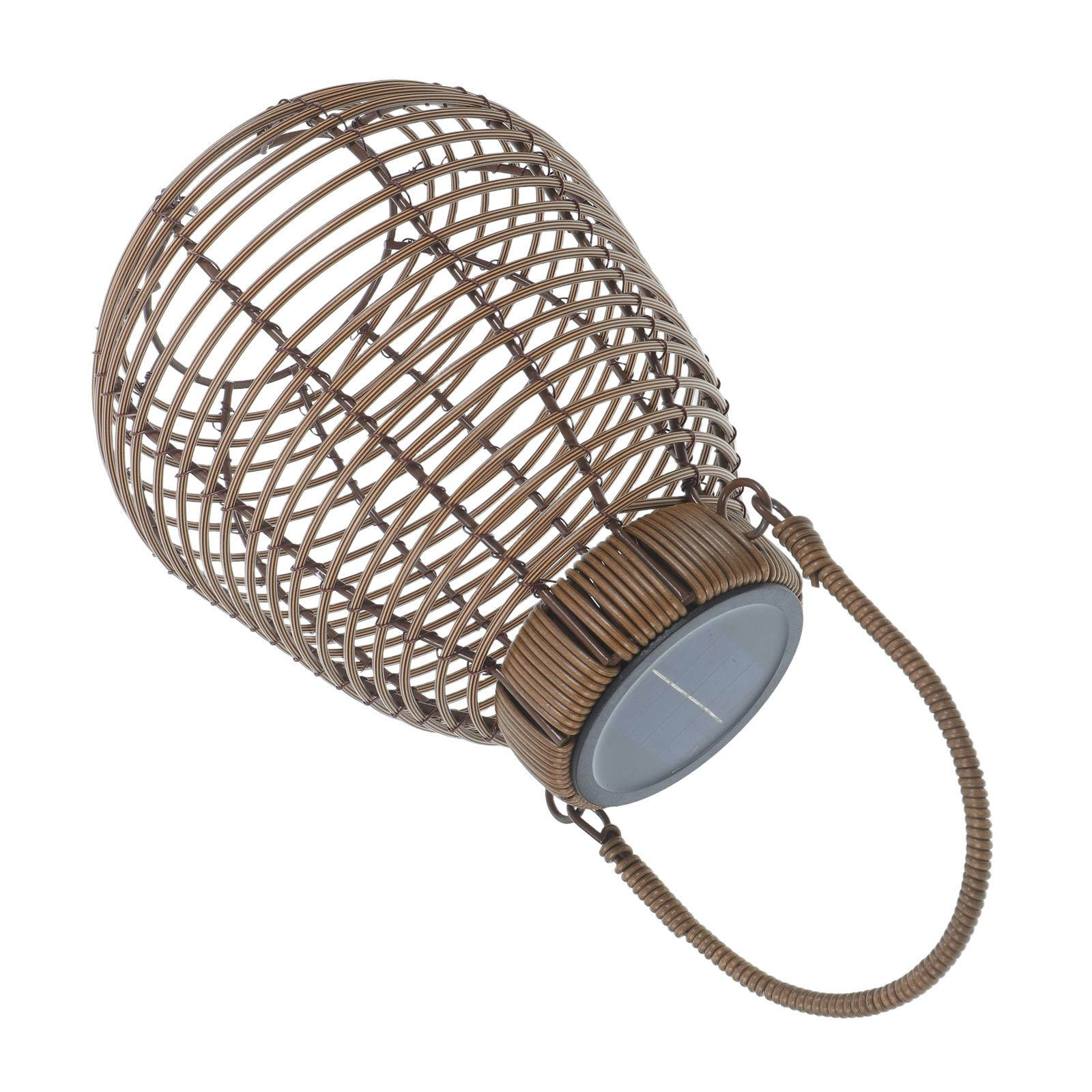Lantaarn Solar Rotan Lamp Buit - Camping Solar Lantern recensie en prijs