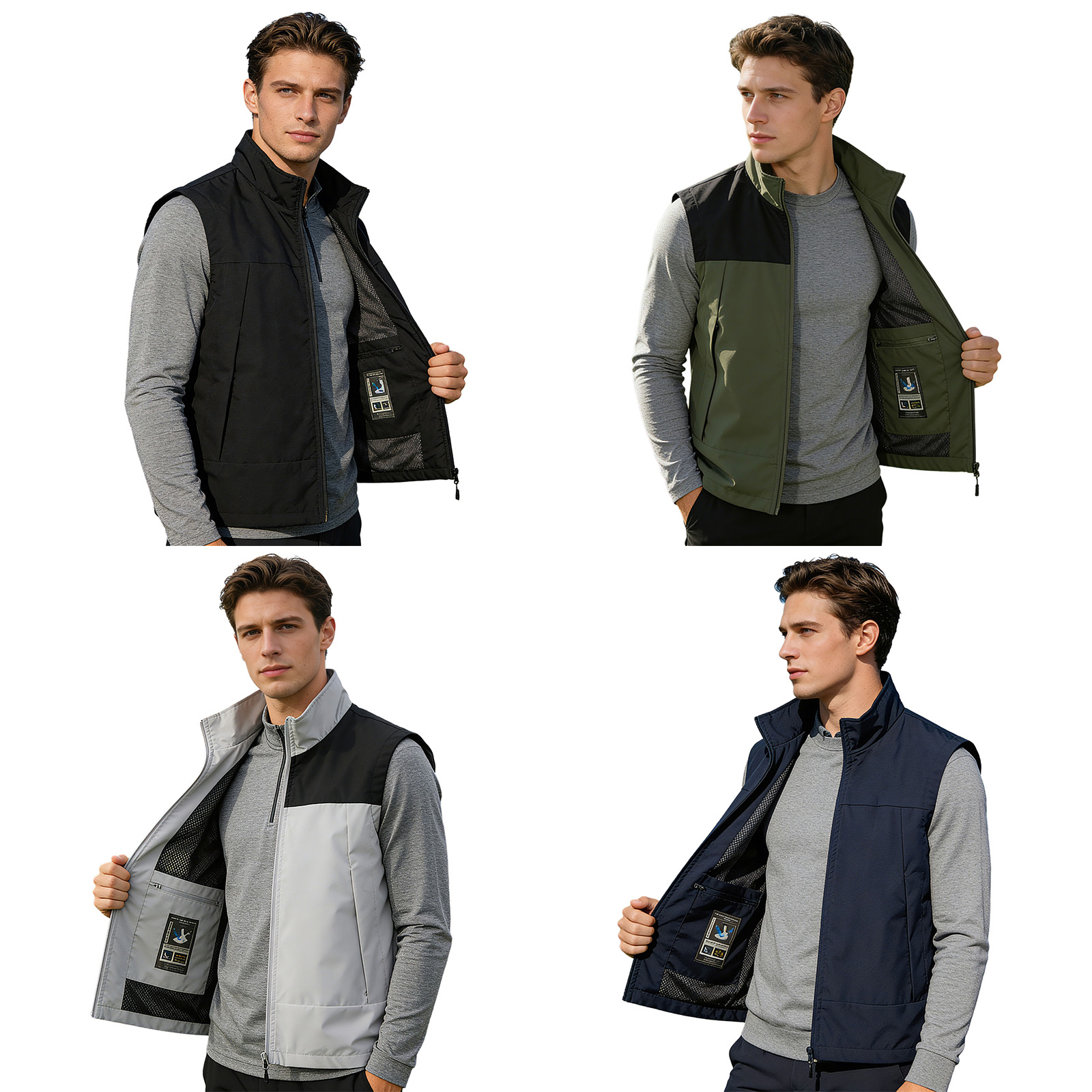 # M-5XL Heren Golfvest met Sta - Outdoor Camping Vest recensie en prijs