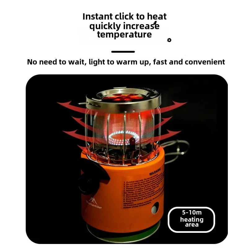 MOUNTAINHIKER Draagbare 2000W  - Outdoor Camping Gas Heater recensie en prijs