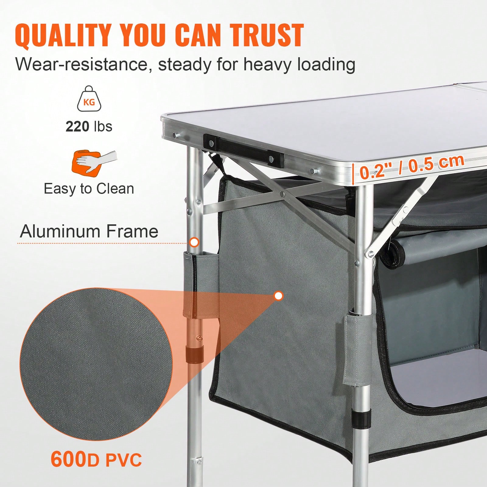 Snel op te zetten opvouwbare c - Outdoor Camping Kitchen Table recensie en prijs