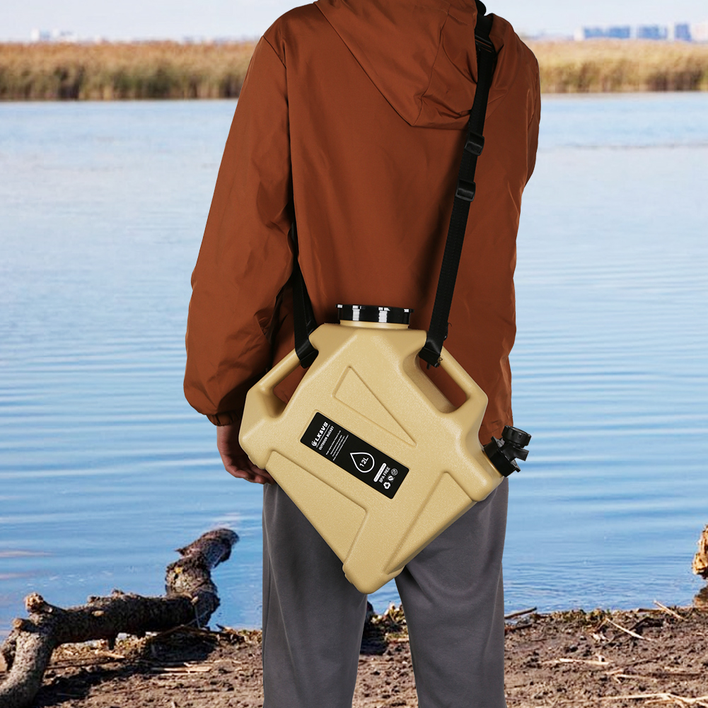 12L watercontainer met kraan D - Outdoor Camping Water Jug recensie en prijs