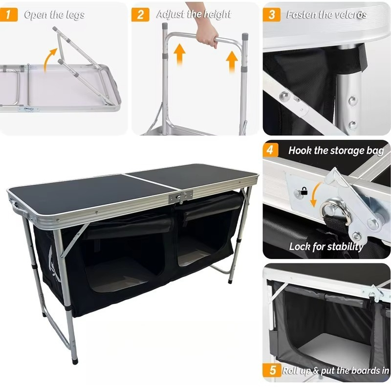 Draagbare opvouwbare campingke - Outdoor Camping Kitchen Table recensie en prijs