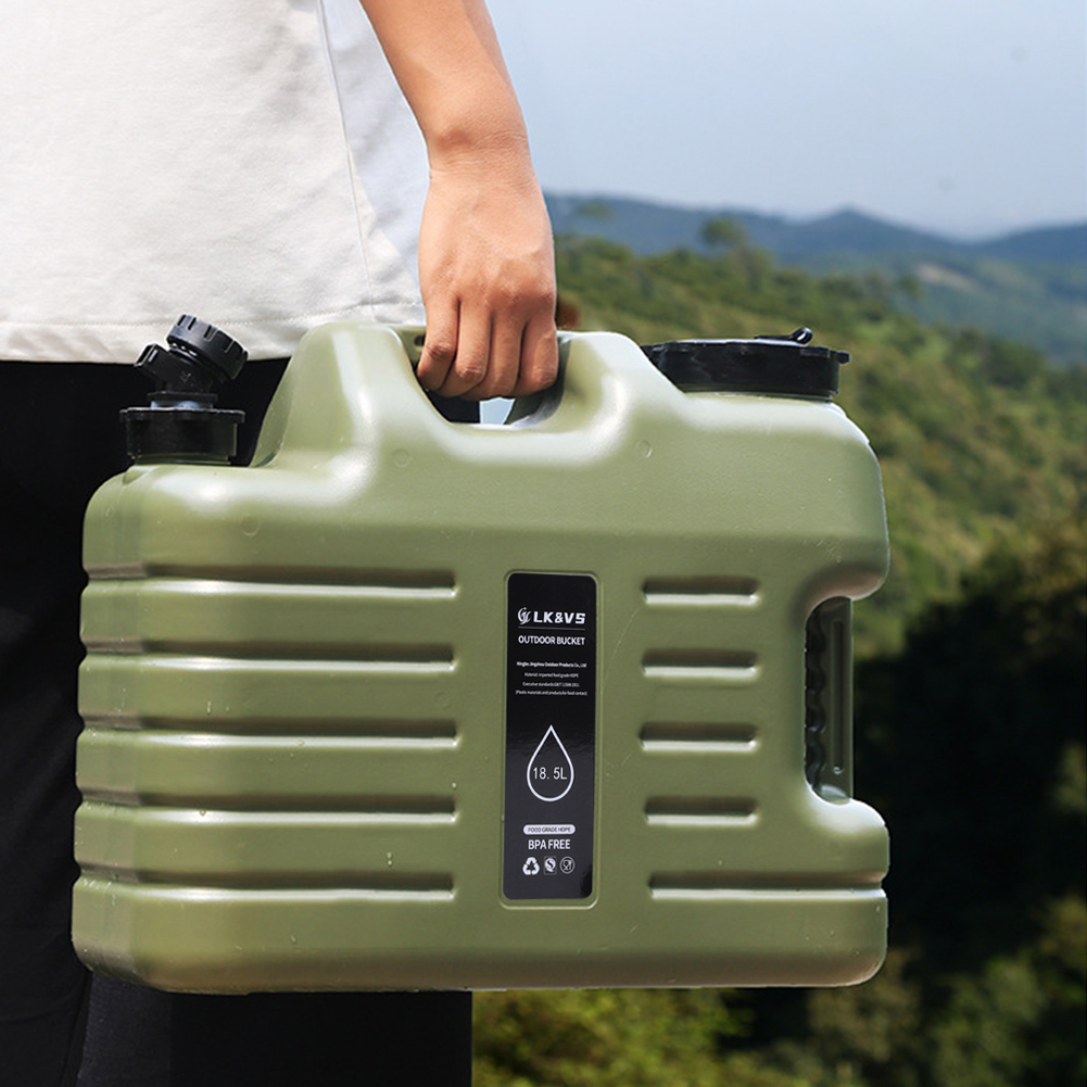 18,5L draagbare campingwaterka - Outdoor Camping Water Jug recensie en prijs