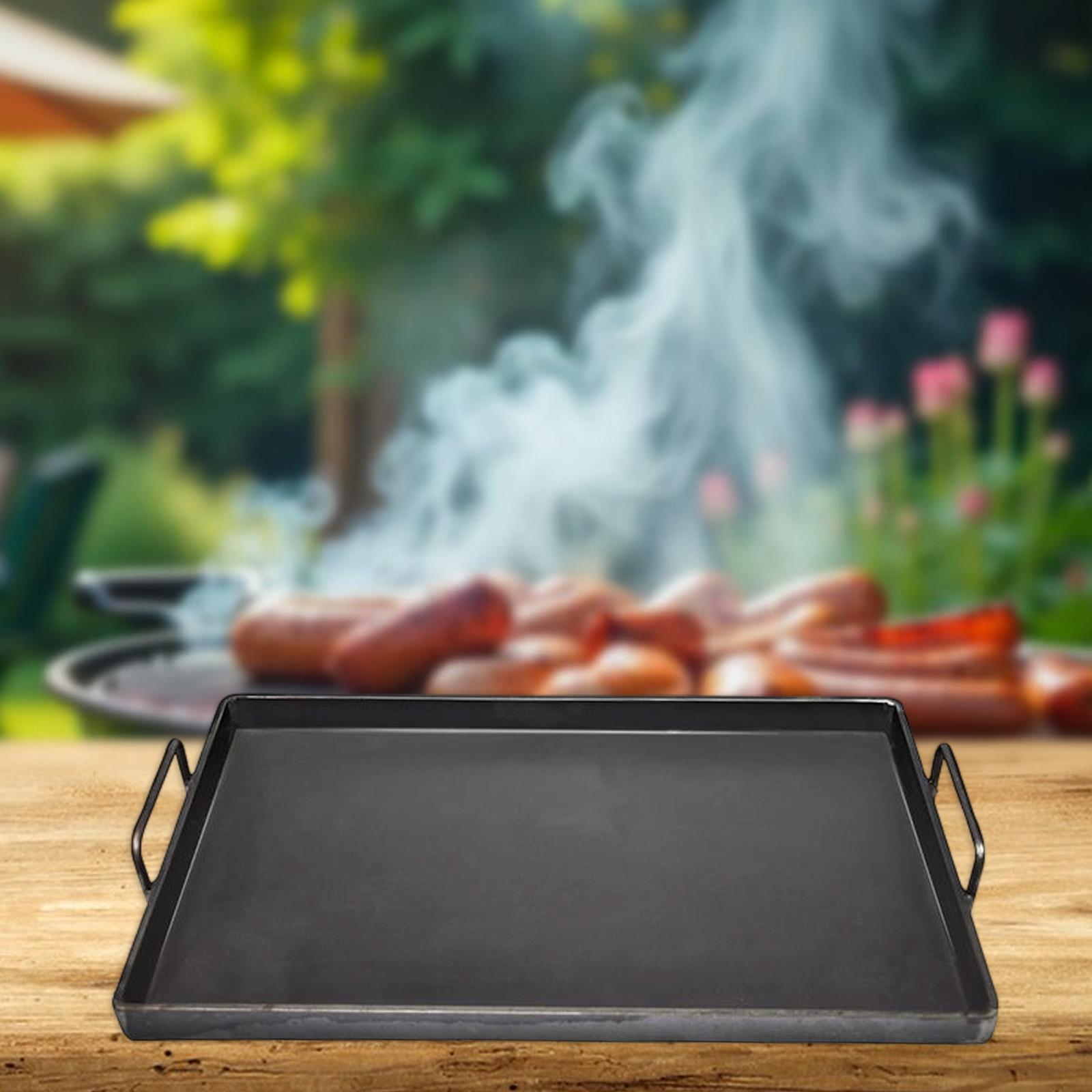 1 stuk gietijzeren kookplaat,  - Outdoor Camping Griddle recensie en prijs