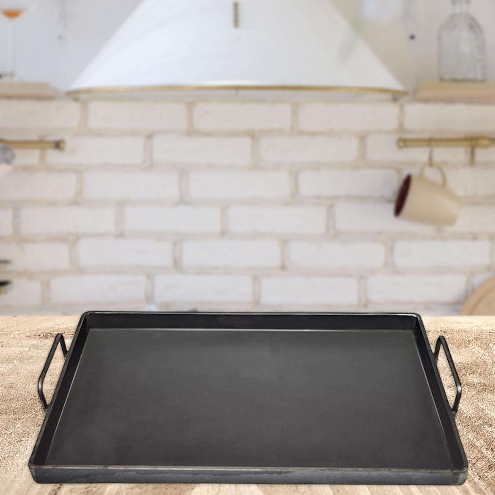 1 stuk gietijzeren kookplaat,  - Outdoor Camping Griddle recensie en prijs