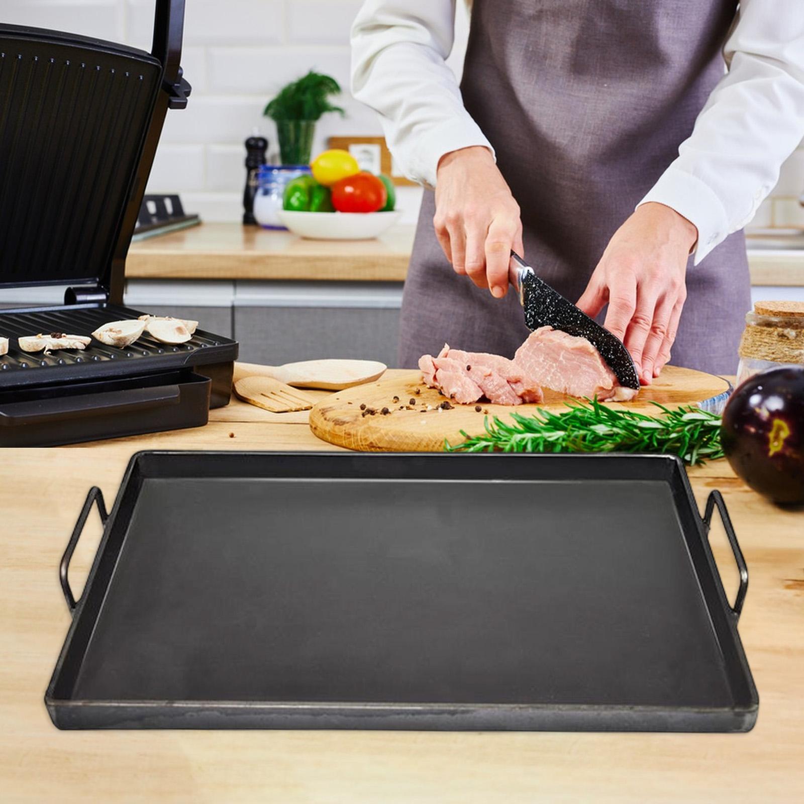 1 stuk gietijzeren kookplaat,  - Outdoor Camping Griddle recensie en prijs