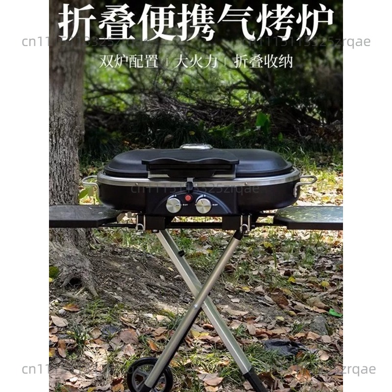 Draagbare gasfornuis voor binn - Outdoor Camping Griddle recensie en prijs