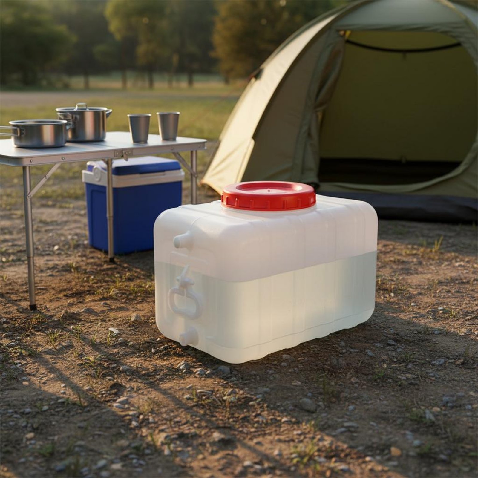 Voedselveilige kunststof water - Outdoor Camping Water Jug recensie en prijs