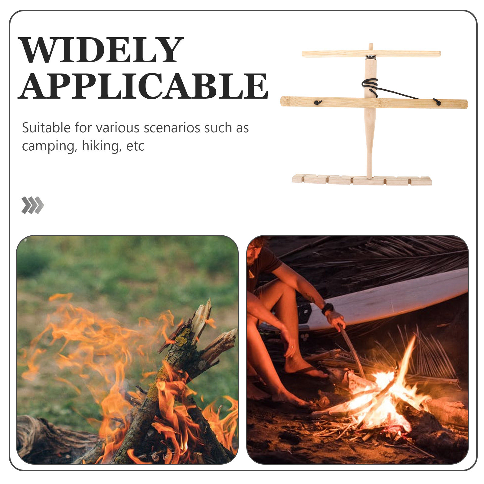 1 set houten vuurstartset, ges - Outdoor Camping Kit recensie en prijs