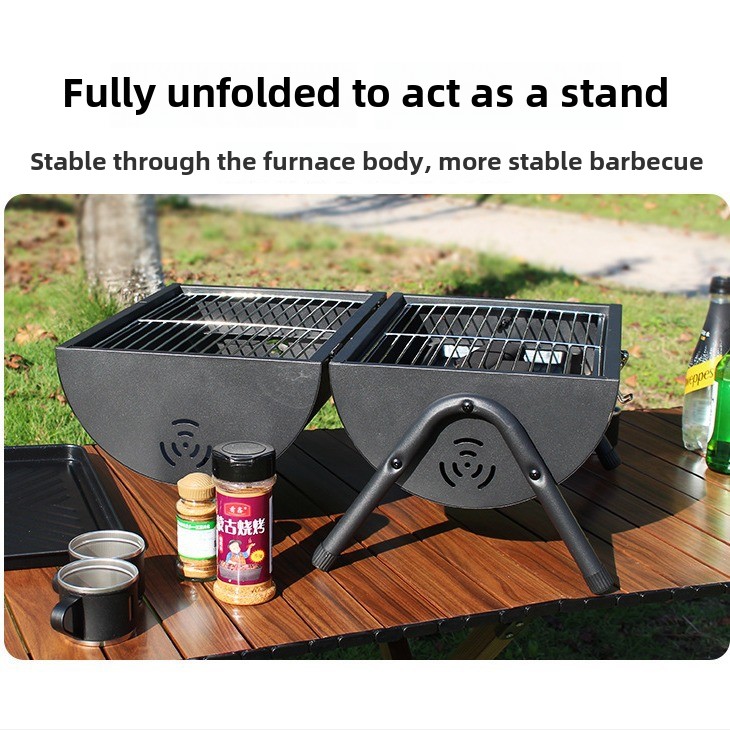 Koolstofstalen buiten BBQ gril - Outdoor Camping Griddle recensie en prijs