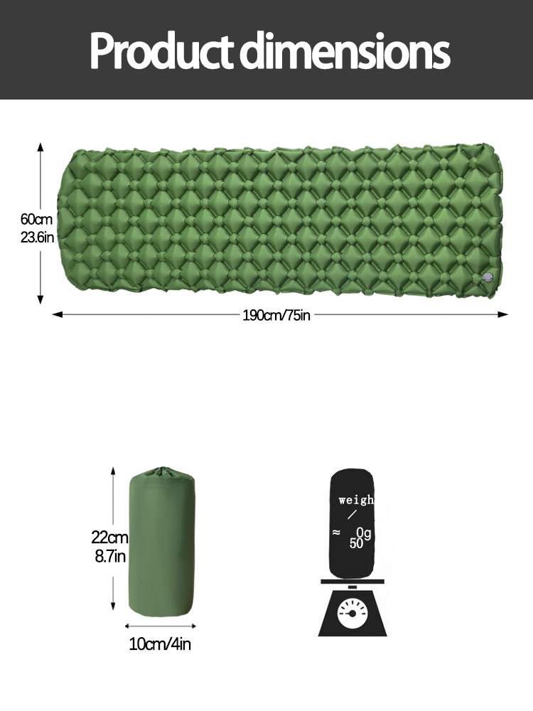 Opblaasbaar campingmatras in t - Outdoor Camping Items recensie en prijs